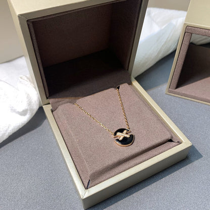 ¡®lume Jewelry¡¯JEUX DE PINK GOLD DIAMOND NECKLACE