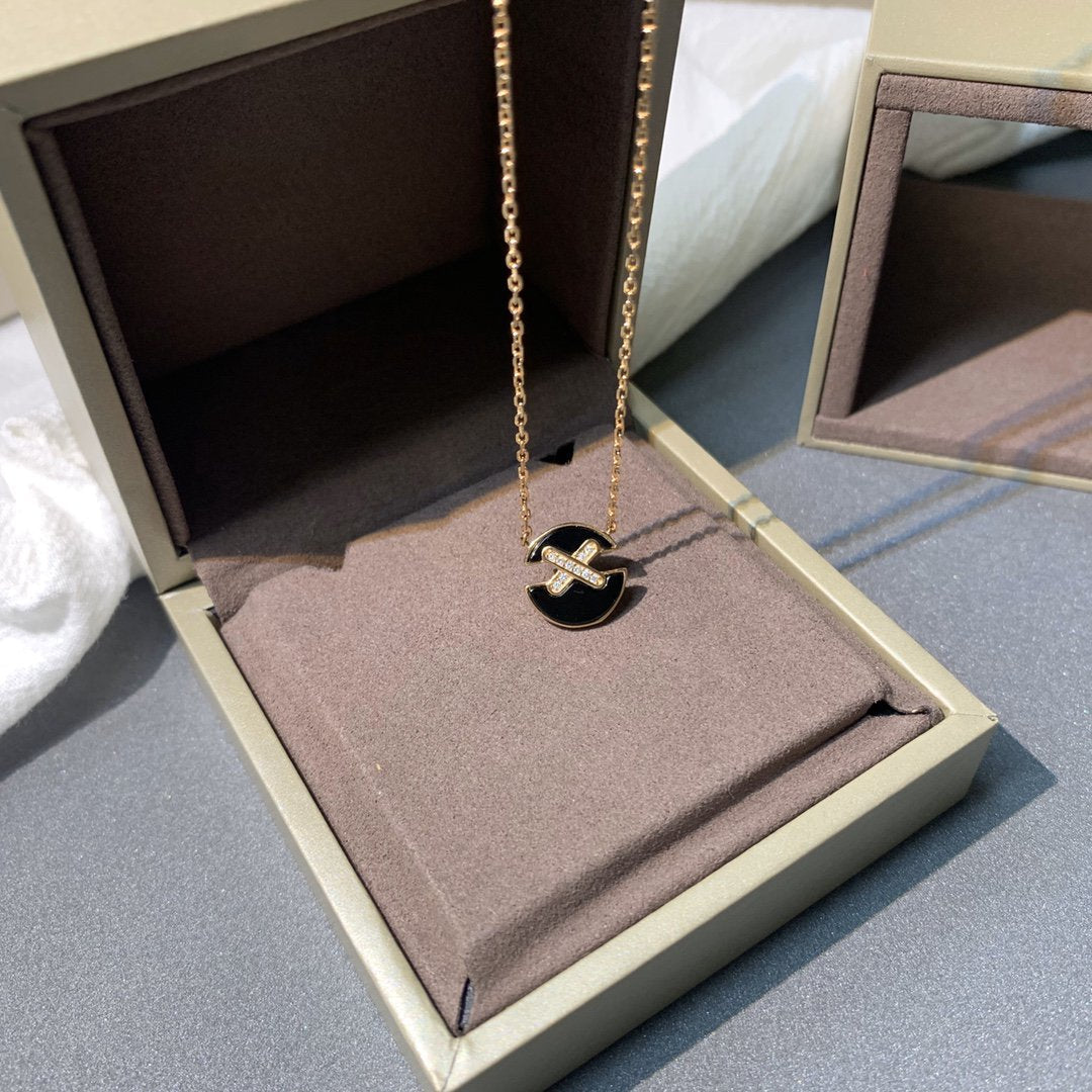 ¡®lume Jewelry¡¯JEUX DE PINK GOLD DIAMOND NECKLACE
