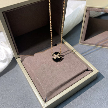 ¡®lume Jewelry¡¯JEUX DE PINK GOLD DIAMOND NECKLACE