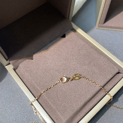 ¡®lume Jewelry¡¯JEUX DE PINK GOLD DIAMOND NECKLACE