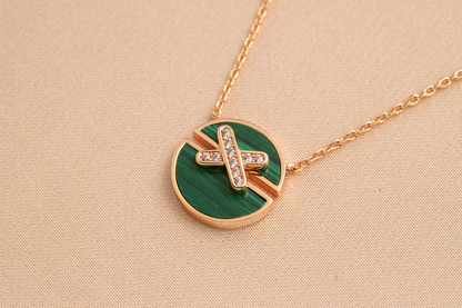 ¡®lume Jewelry¡¯JEUX DE PINK GOLD DIAMOND NECKLACE