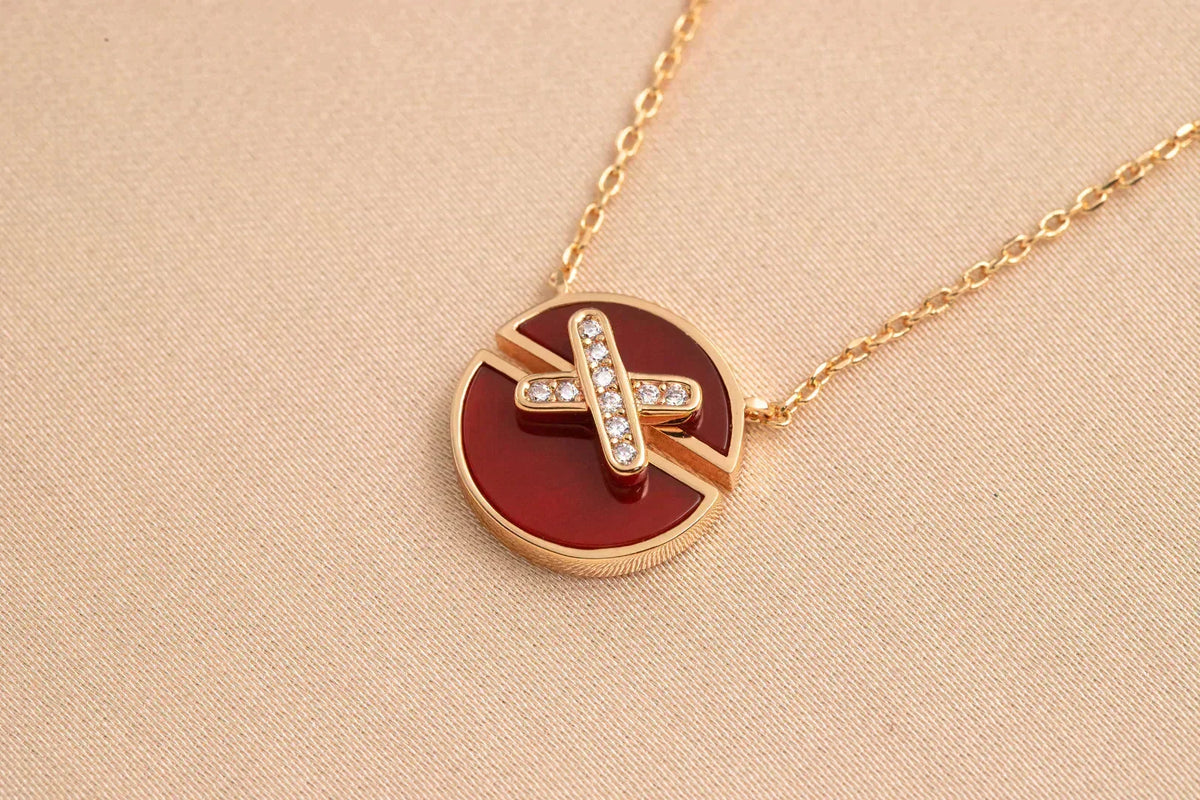 ¡®lume Jewelry¡¯JEUX DE ROSE GOLD DIAMOND NECKLACE