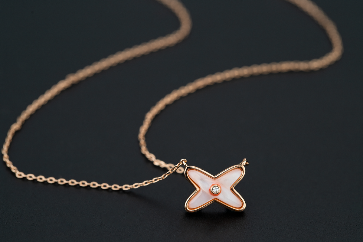 ¡®lume Jewelry¡¯JEUX DE NECKLACE 1 DIAMOND