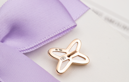 ¡®lume Jewelry¡¯JEUX DE WHITE MOP PINK GOLD DIAMOND EARRINGS