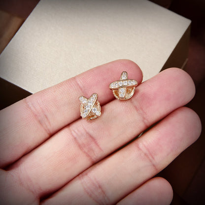 ¡®lume Jewelry¡¯JEUX DE GOLD DIAMOND EARRINGS