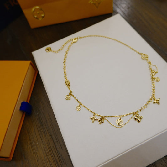 ¡®lume Jewelry¡¯BLOOMING SUPPLE NECKLACE BRASS