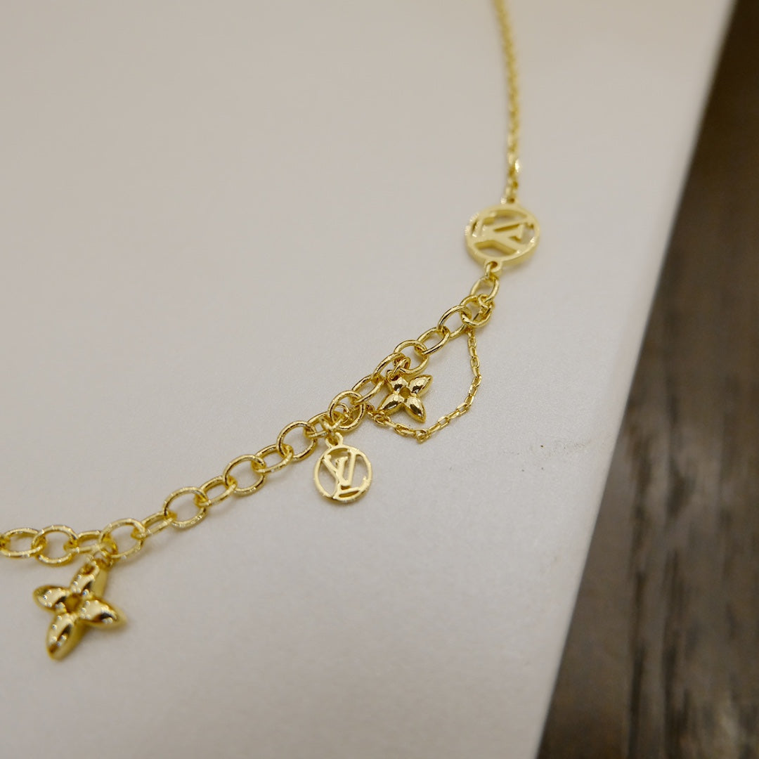¡®lume Jewelry¡¯BLOOMING SUPPLE NECKLACE BRASS