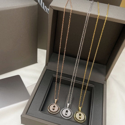 [lume Jewelry]LUCKY MOVER PM PAVED NECKLACE