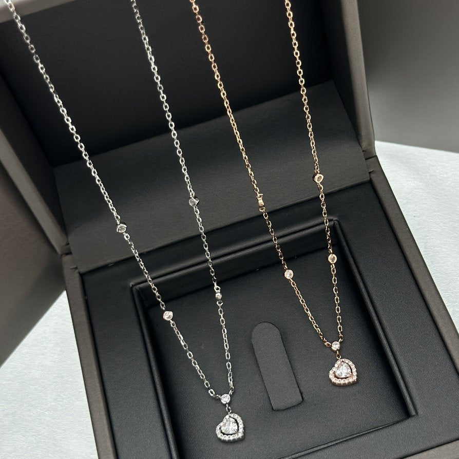 [lume Jewelry]JOY HEART DIAMOND NECKLACE