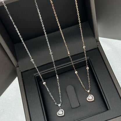 [lume Jewelry]JOY HEART DIAMOND NECKLACE