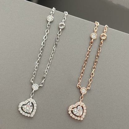 [lume Jewelry]JOY HEART DIAMOND NECKLACE