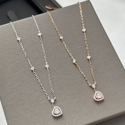 [lume Jewelry]JOY HEART DIAMOND NECKLACE