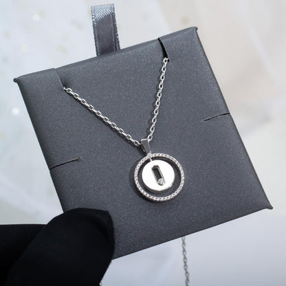 [lume Jewelry]LUCKY MOVE PM NECKLACE SILVER DIAMOND