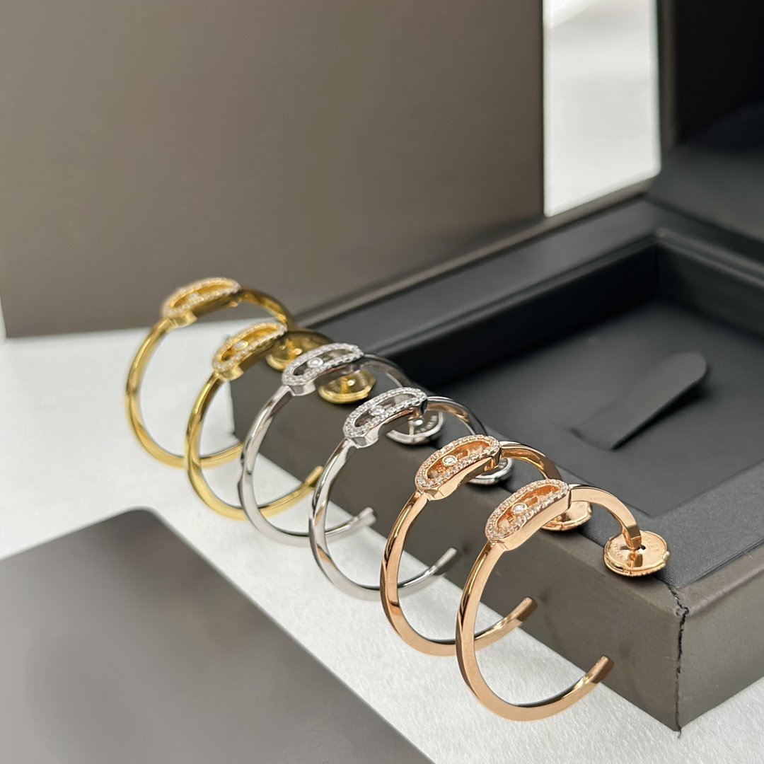 [lume Jewelry]CREOLES MOVE UNO PM DIAMOND EARRINGS