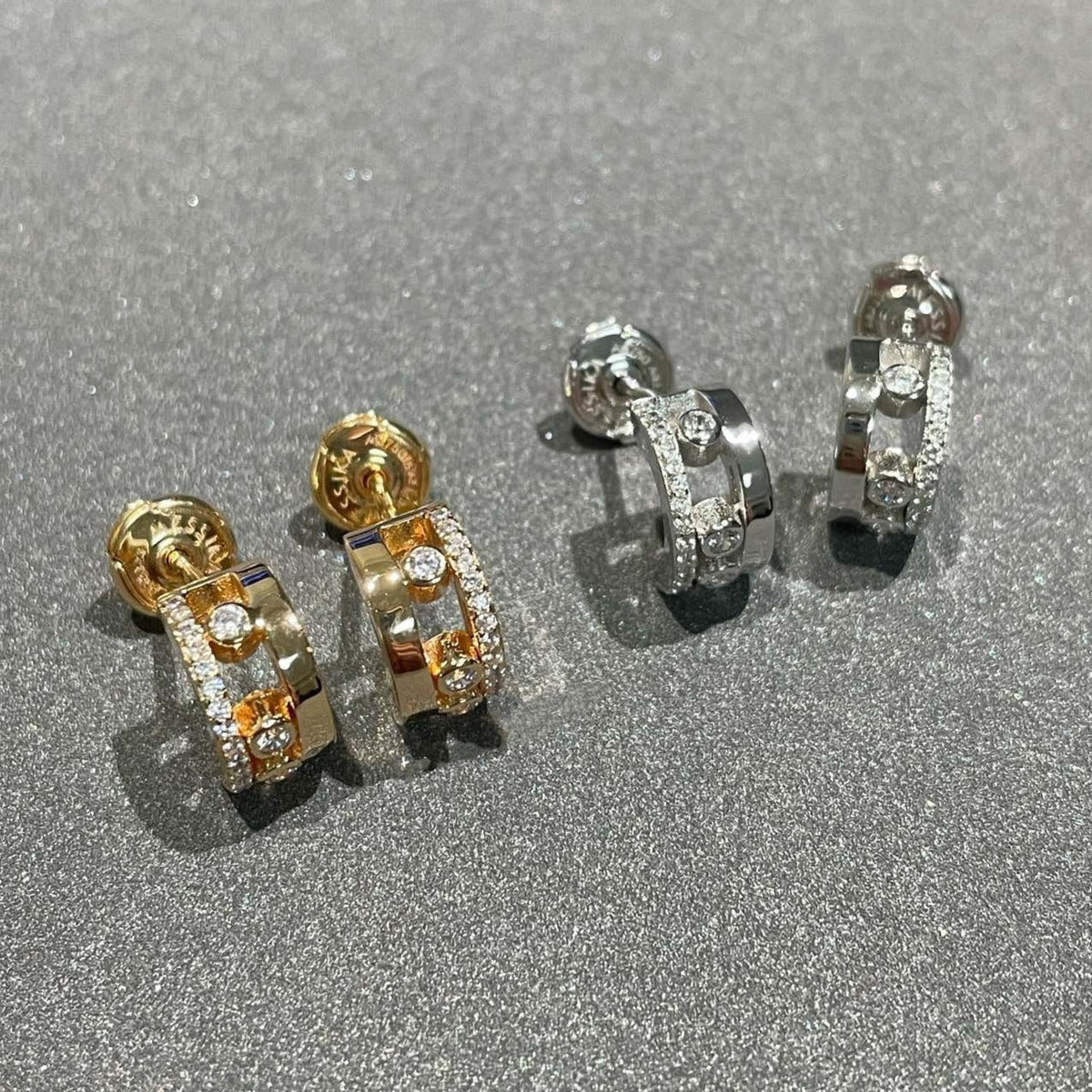 [lume Jewelry]MOVE ROMANE EARRINGS DIAMOND