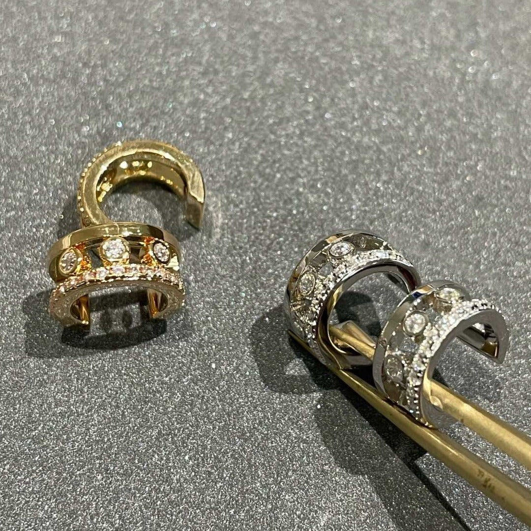 [lume Jewelry]MOVE ROMANE EARRINGS DIAMOND