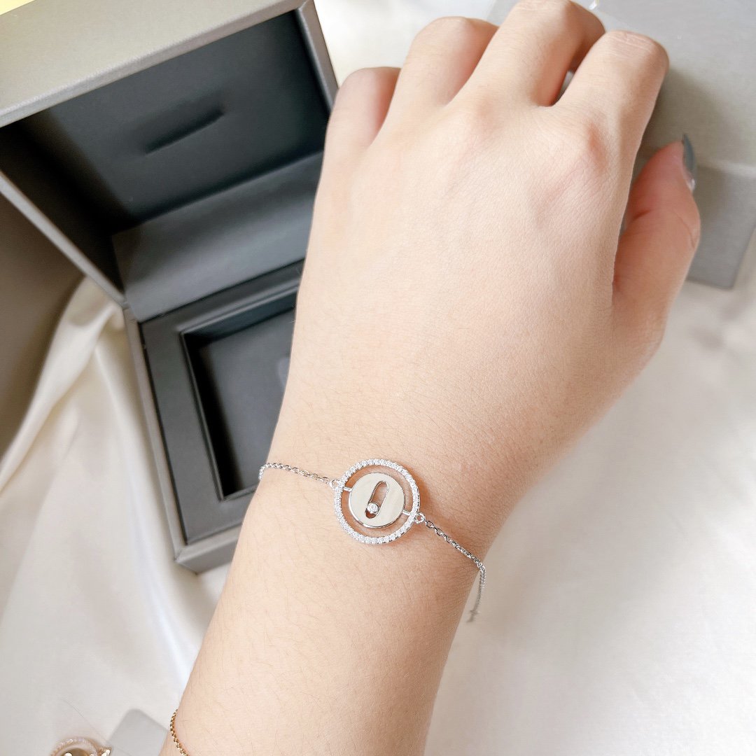 [lume Jewelry]LUCKY MOVE PAVED DIAMOND BRACELET