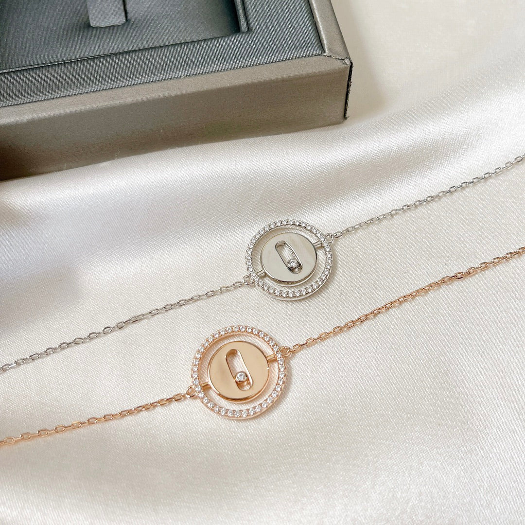 [lume Jewelry]LUCKY MOVE PAVED DIAMOND BRACELET