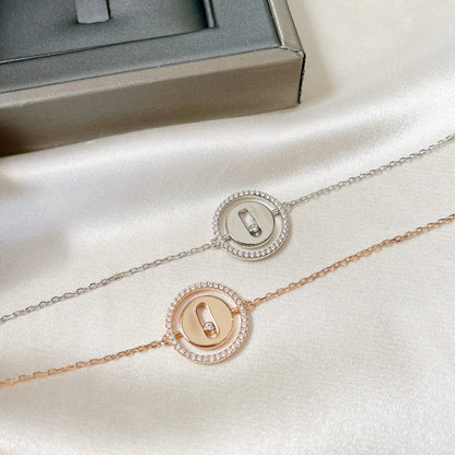[lume Jewelry]LUCKY MOVE PAVED DIAMOND BRACELET