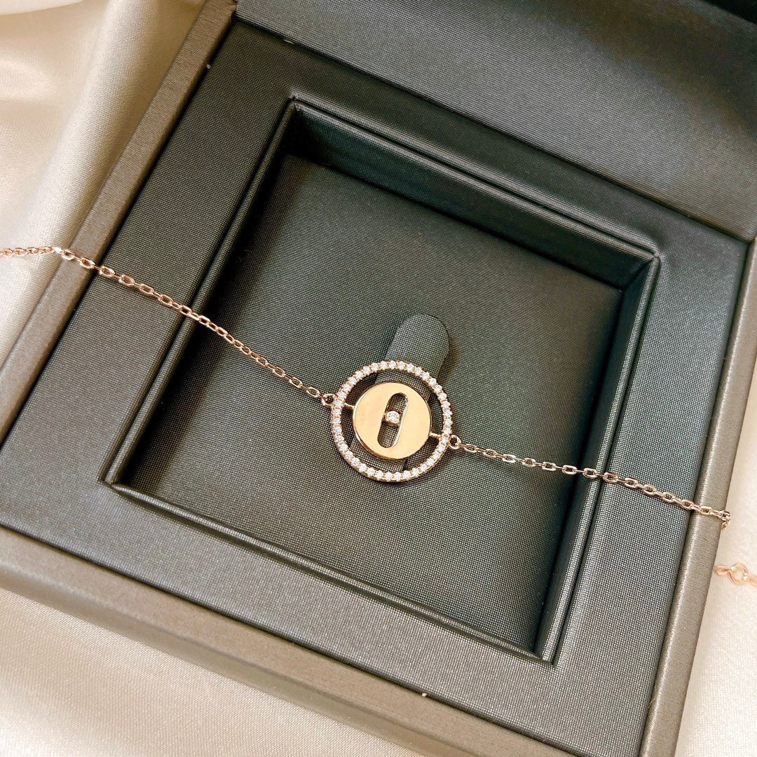 [lume Jewelry]LUCKY MOVE PAVED DIAMOND BRACELET