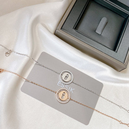 [lume Jewelry]LUCKY MOVE PAVED DIAMOND BRACELET