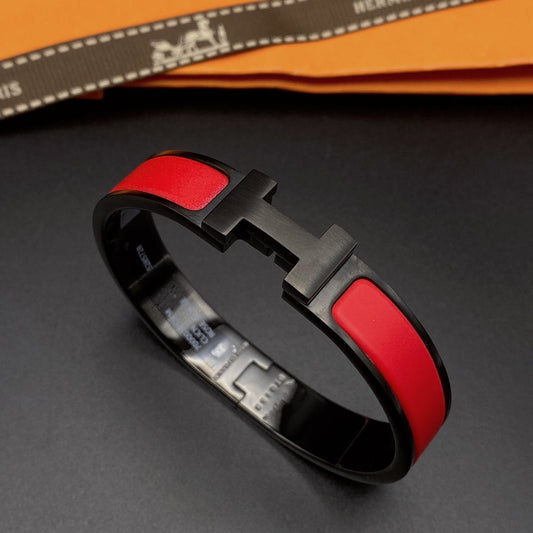 ¡®lume Jewelry¡¯CLIC HM SO BLACK RED BRACELET