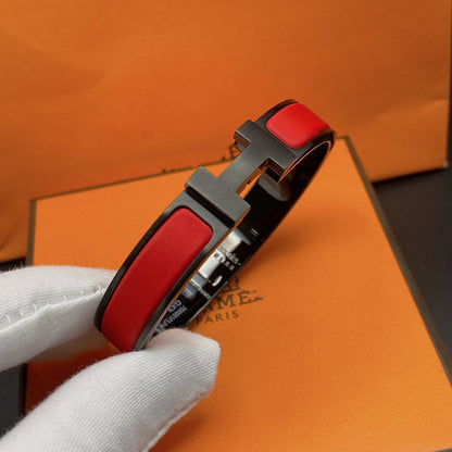 ¡®lume Jewelry¡¯CLIC HM SO BLACK RED BRACELET