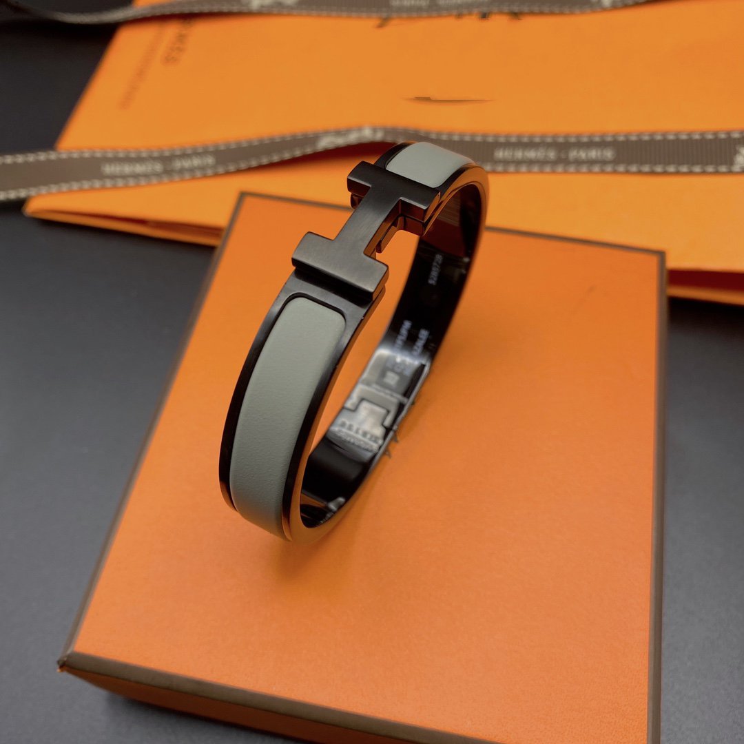 ¡®lume Jewelry¡¯CLIC HM SO BLACK GREY BRACELET
