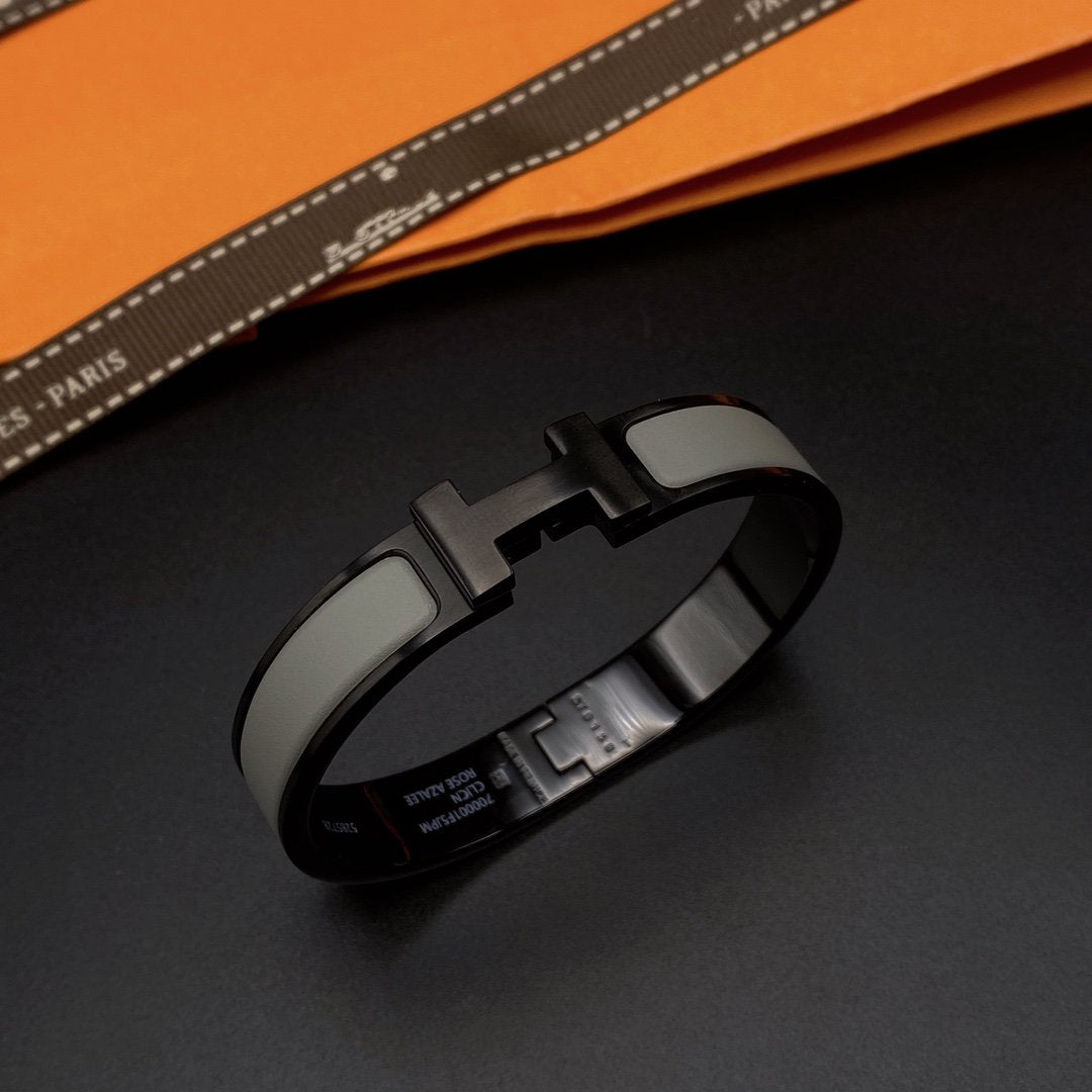 ¡®lume Jewelry¡¯CLIC HM SO BLACK GREY BRACELET