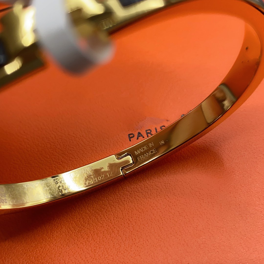 ¡®lume Jewelry¡¯CLASSIC HM CLIC BLACK 8MM ENAMEL BRACELET