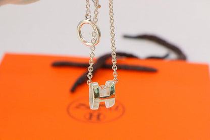¡®lume Jewelry¡¯HM NECKLACE H LETTER OVAL SERIES