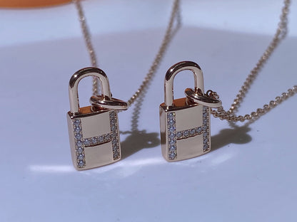 ¡®lume Jewelry¡¯HM ADVANCED NICHE LOCK HEAD NECKLACE DIAMONDS