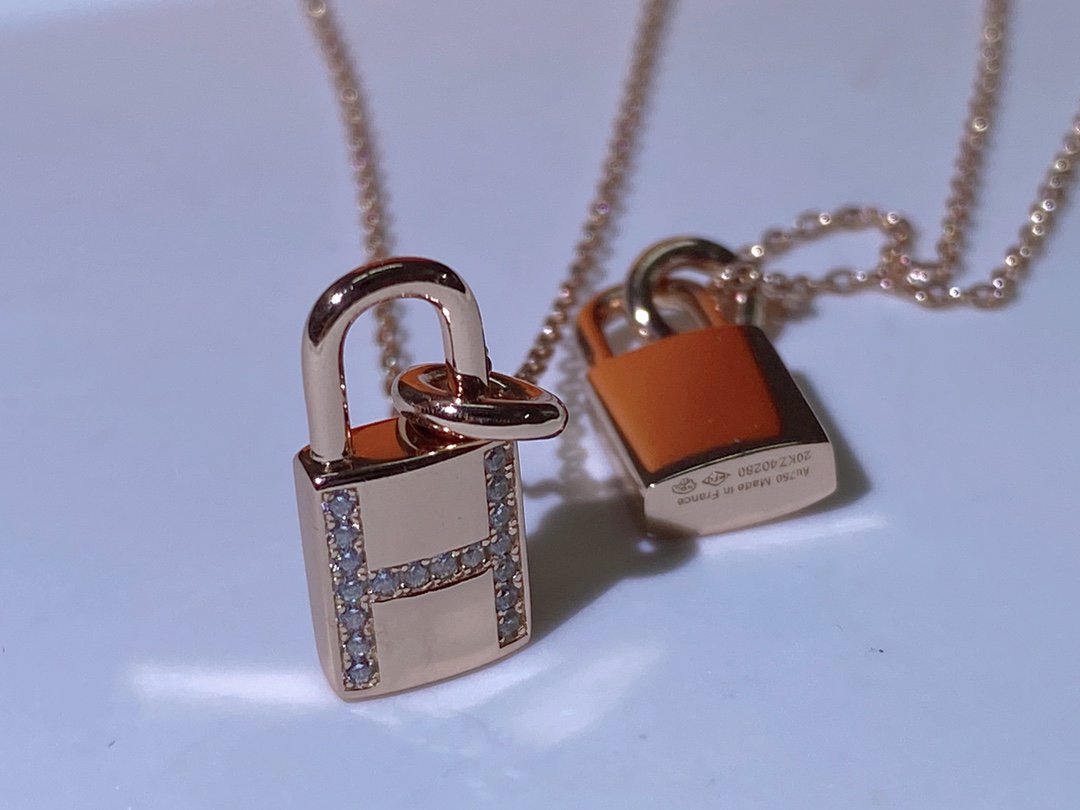 ¡®lume Jewelry¡¯HM ADVANCED NICHE LOCK HEAD NECKLACE DIAMONDS