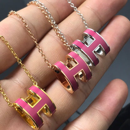 ¡®lume Jewelry¡¯H NECKLACE PINK
