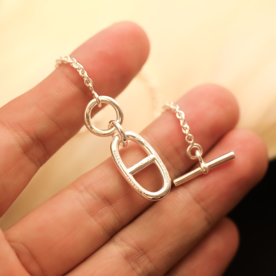 ¡®lume Jewelry¡¯HM CHAINE D'ANCRE PENDANT NECKLACE STERLING SILVER