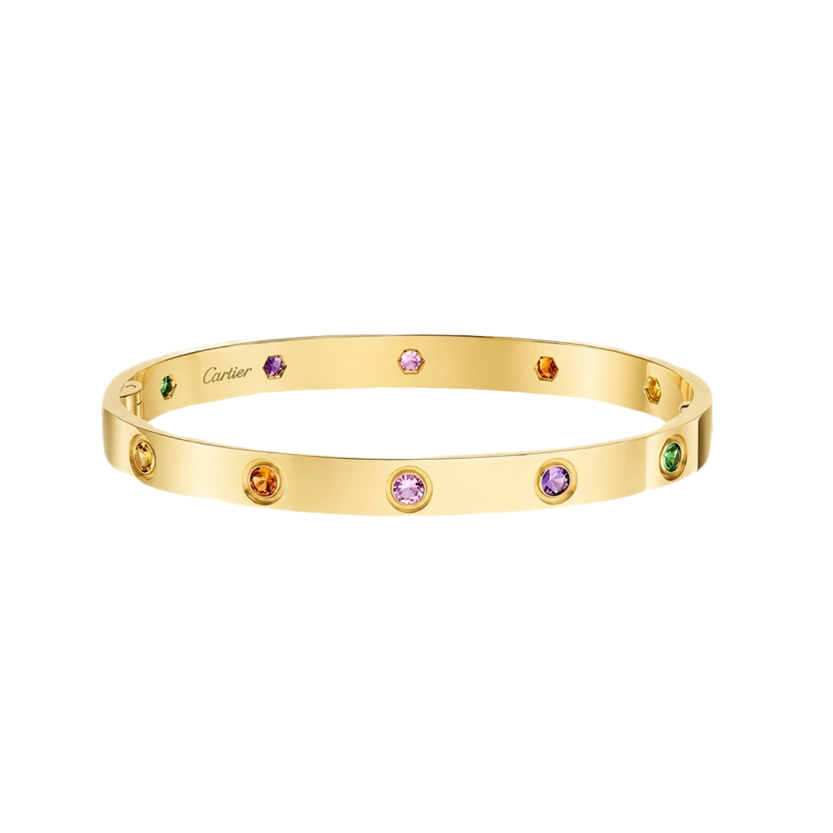 [lume Jewelry]2026 RAINBOW LOVE BRACELET 6.1MM  10 DIAMONDS