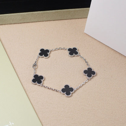 [lume Jewelry]New CLOVER 5 MOTIF ONYXS BRACELET COLLECTION