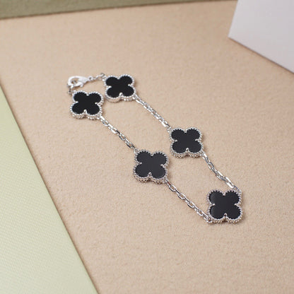 [lume Jewelry]New CLOVER 5 MOTIF ONYXS BRACELET COLLECTION