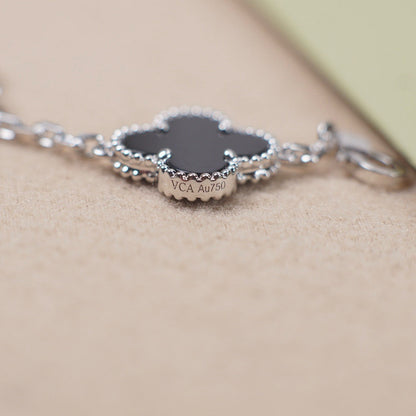 [lume Jewelry]New CLOVER 5 MOTIF ONYXS BRACELET COLLECTION