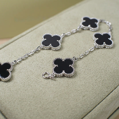 [lume Jewelry]New CLOVER 5 MOTIF ONYXS BRACELET COLLECTION