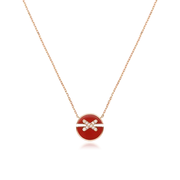 ¡®lume Jewelry¡¯JEUX DE ROSE GOLD DIAMOND NECKLACE