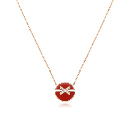 ¡®lume Jewelry¡¯JEUX DE ROSE GOLD DIAMOND NECKLACE