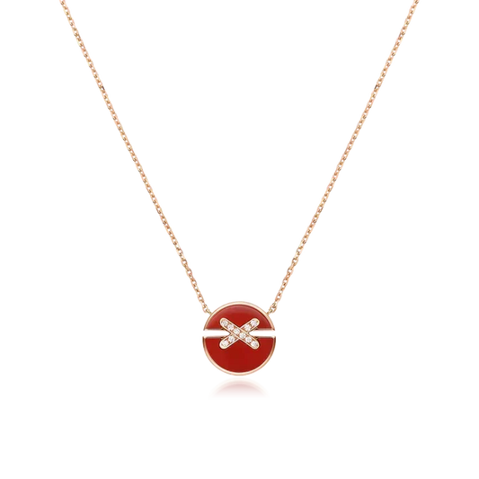¡®lume Jewelry¡¯JEUX DE ROSE GOLD DIAMOND NECKLACE