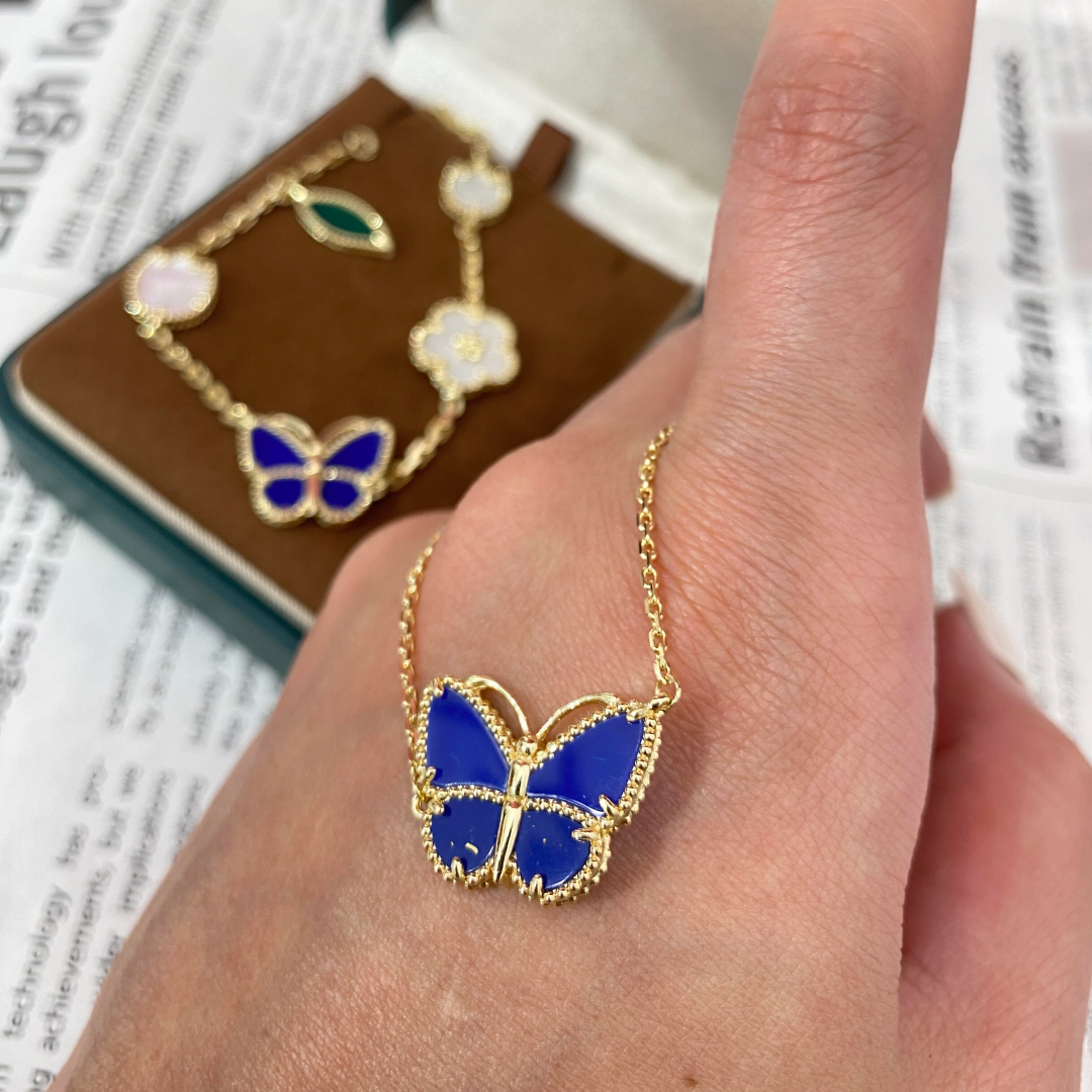 [lume Jewelry] 2026 NEW LUCKY BUTTERFLY 1 MOTIFS NECKLACE