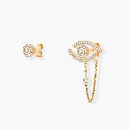 [lume Jewelry]Lucky Eye Diamond Earrings