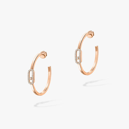 [lume Jewelry]CREOLES MOVE UNO PM DIAMOND EARRINGS