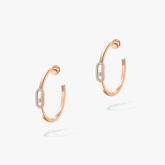 [lume Jewelry]CREOLES MOVE UNO PM DIAMOND EARRINGS