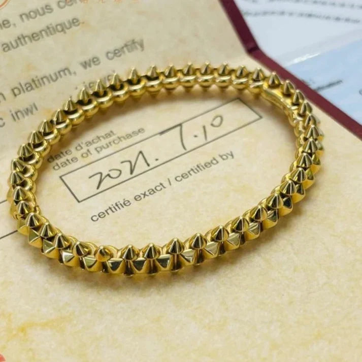 [lume Jewelry]CLASH PINK GOLD Silver   Gold  BRACELET