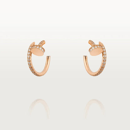 ¡®lume Jewelry¡¯JUSTE EARRINGS 12.75MM PINK GOLD DIAMOND