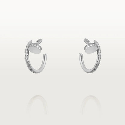 ¡®lume Jewelry¡¯JUSTE EARRINGS 12.75MM SILVER DIAMOND